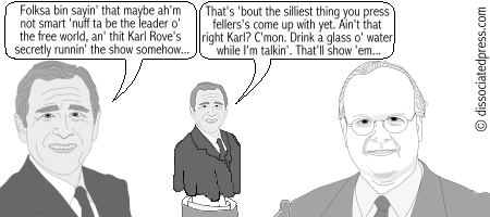 George  Bush Puppet Karl Rove