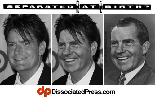 Nixon And Charlie Sheen Lookalikes?
