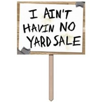 Redneck Yard Sign